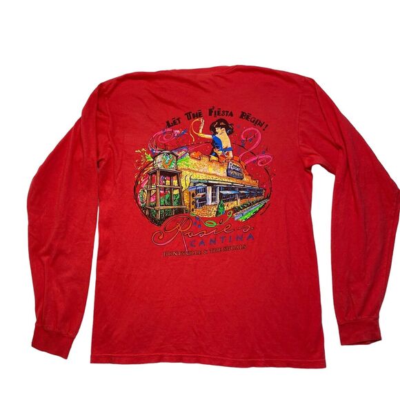 COMFORT COLORS Rosie's Cantina Alabama Fiesta Bright Pink Shirt Large Unisex - Picture 1 of 8